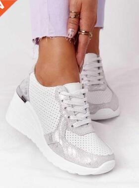 Spring Autumn Women Casual Walking Shoes Height Increasing S