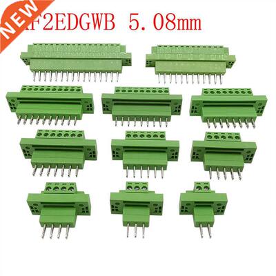 2Pairs KF2EDGWB Pitch 5.08mm Bulkhead PCB Screw Terminal Blo