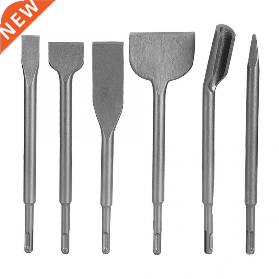 6pcs Rotatory Hammer SDS Plus Drill Chisel Set Concrete Wall
