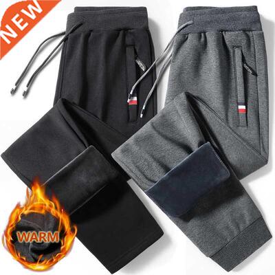 Winter Warm Pants Men Cotton Fitness Sportswear Tracksuit Bo