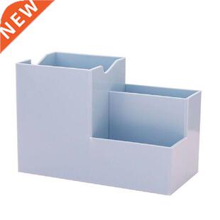 Desktop Pen Holder Multi-Function Plastic Box Desk Pencil