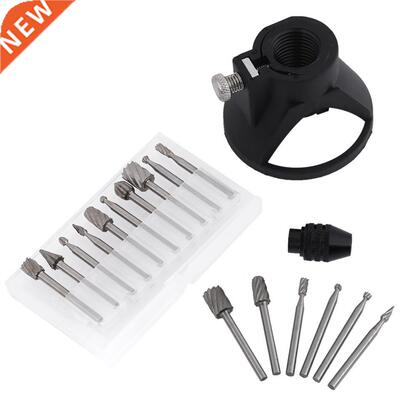 Carving Locator + 0.5-3.2mm Chuck +6pcs Router Bits +10pcs M