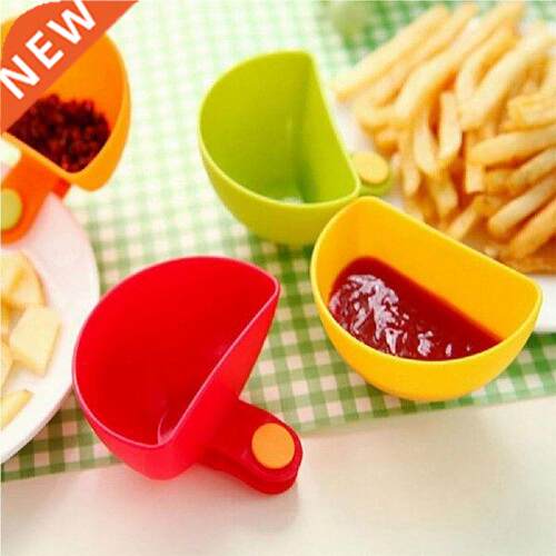 8Pcs/Set Good Clamping Sauce Holder Creative PP Practical