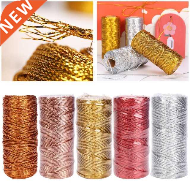 5 Pack 100 Meters Twine String 1.5mm Thread Twist Ties, Deco