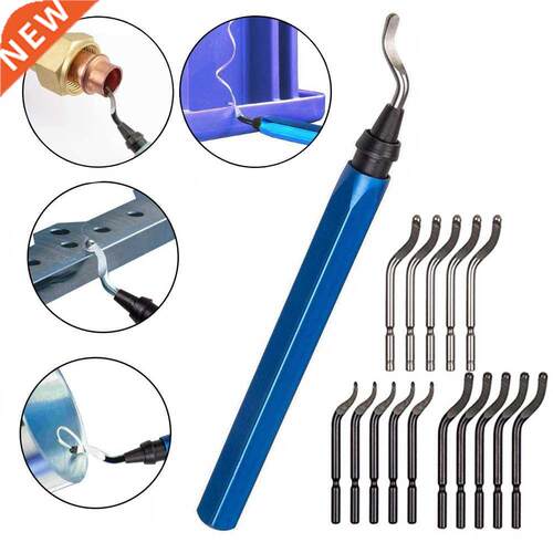Deburring Tool with 15 Extra High Speed Steel Blades Works o