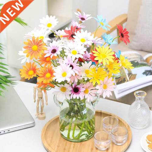 52cm white Daisy Non-woven Farics Flower ouquet Artificial