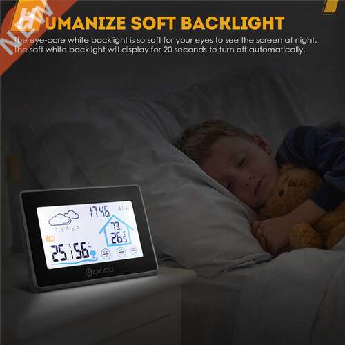 Digoo DG-TH8380 Wireless Touch Outdoor Indoor Weather Statio