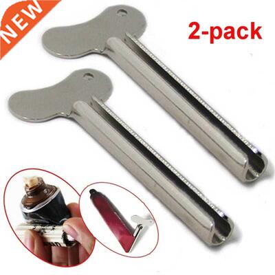 2pcs Stainless Steel Toothpaste Squeezer Bathroom Accessorie