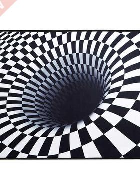 3D Rug Optical Illusion Carpet Non-slip For Tudy Bedroom