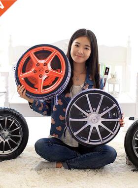 1pc 38CM 3D Personalise automobile wheel tires pillow plush