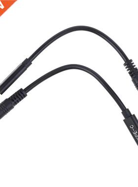 1Pcs Type C Female To DC 5525 5521 Male Power Charger Adapte