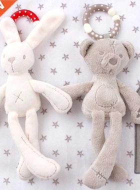 cute Baby Crib Strler Toy Rabbit Bunny Bear Soft Plush inf