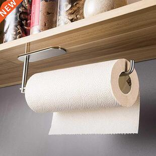 Self-adhesive Tissue Roll Holder, Portable Paper Towel Rack