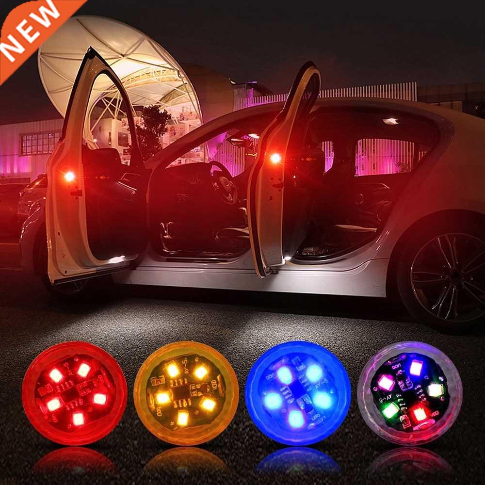 *5 LEDs Car Door Opening Warning Lights Wireless Magnetic de