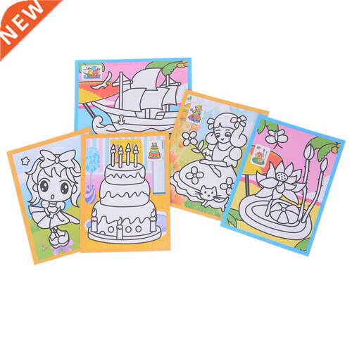 Two-in-one Magic Color Scratch Paper Coloring Cards Scraping