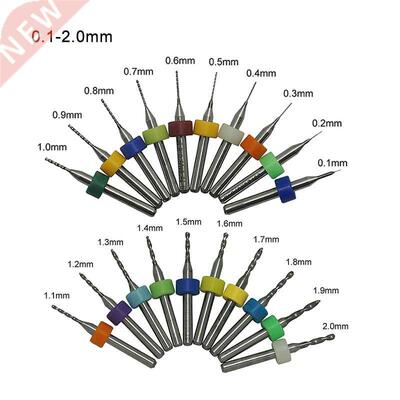 1pcs PCB Drill Kit .175mm Edge 0.1mm-2.0mm Tungsten Carbide