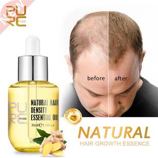PURC Natural Hair Growth Essence Thickener Regrowth Serum Tr