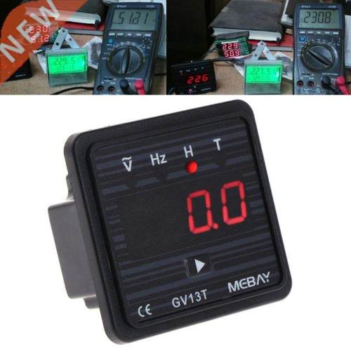 GV1T AC220V Diesel Generator Digital Voltmeter Frequency Ho