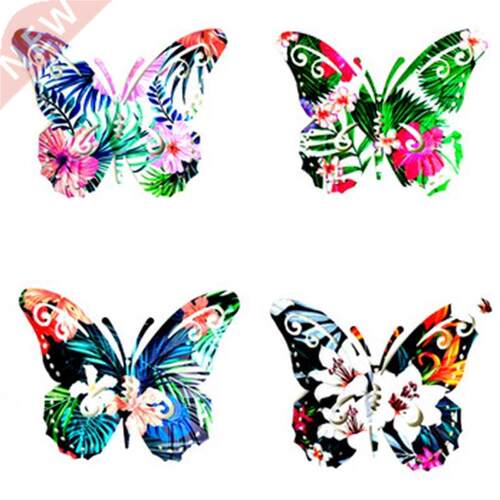 Metal Butterfly Ornaments Wall Art Decor Outdoor Colorful