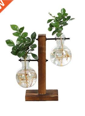 Glass Vase Small Fish Tank Glass Planter Bulb Vase Desktop