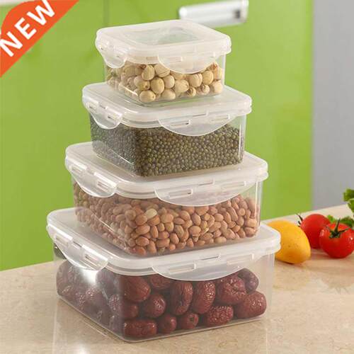 Transparent Lunch Box Food orage Container Grain