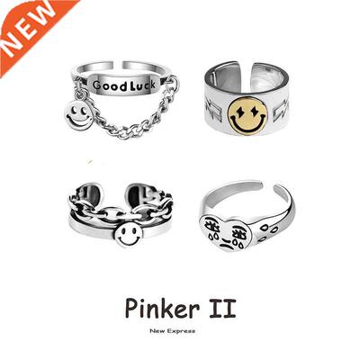 Women Ring Adjustable Smiling Cute Smiley Wholesale Fashion