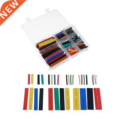 328pcs 5 Colors 8 Sizes 2:1 Assorted Shrinking Heat Shrink T
