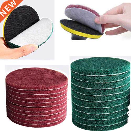Scouring Pad - 4 inch Polishing Pad Self-adhesive Disc Indus