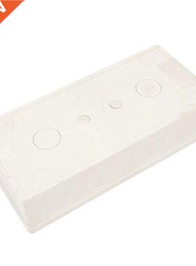 Flush Mounted Electrical Back Box Pattress 2 Gang 167x77x38m