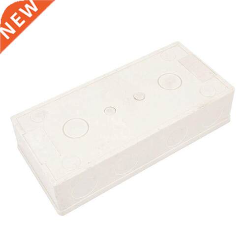 Flush Mounted Electrical Back Box Pattress 2 Gang 167x77x38m