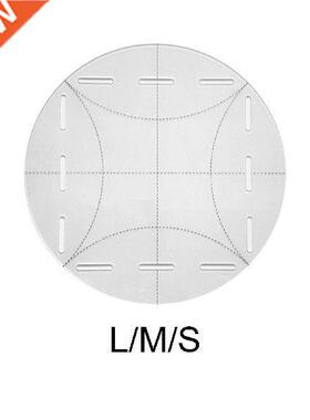 Clear Round Template Guide Tool Accs DIY Quilting Ruler