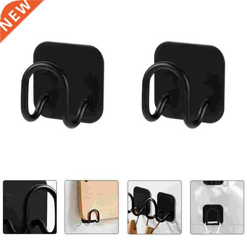 2pcs Practical Wall Mounted Hooks Multifunctional Wall