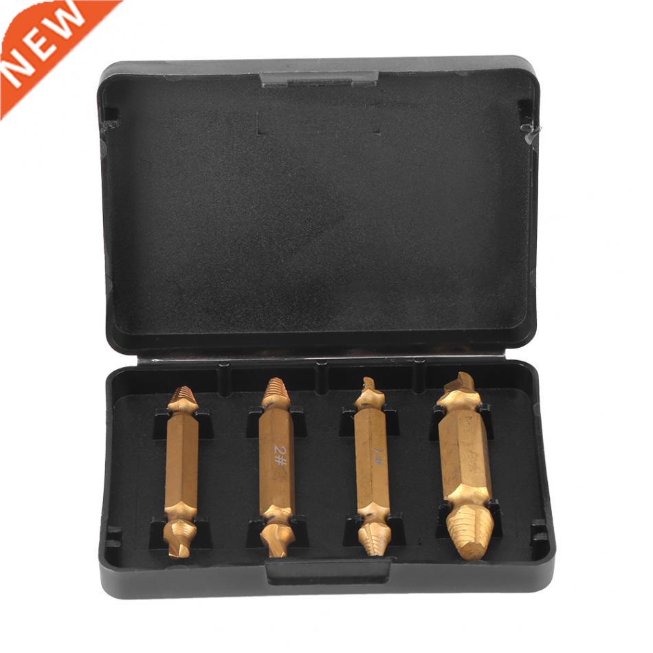 4PCS Double Side Broken Screw Remover Bit Bolt Extractor Rem