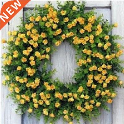 Artificial Wreath, Door Wreath 17 Inch Lavender Spring