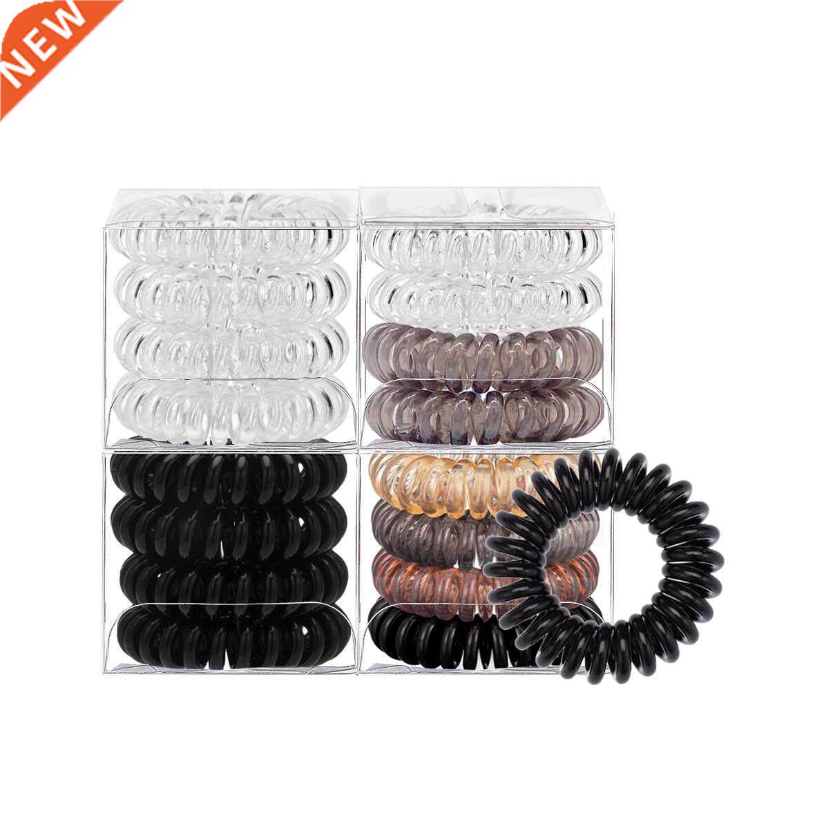 4 Pcs Rubber Hair Bands for Women Hair Accessories Girl Phon