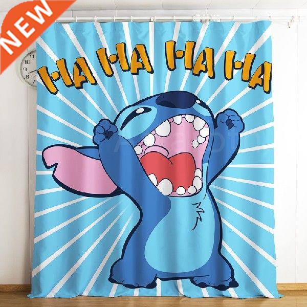 Disney D Lilo Stitch Bathroom Shower Curtain Blackout