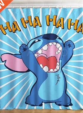 Disney D Lilo Stitch Bathroom Shower Curtain Blackout