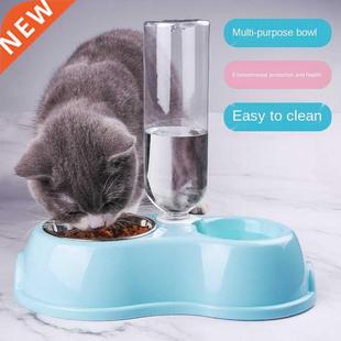 Dog Basin Dog/Cat Bowl Double Bowl Automatic Drinking Water