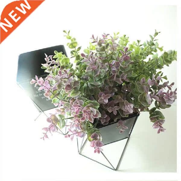 Artificial Eucalyptus Leaves Green Purple DIY decoration