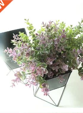 Artificial Eucalyptus Leaves Green Purple DIY decoration