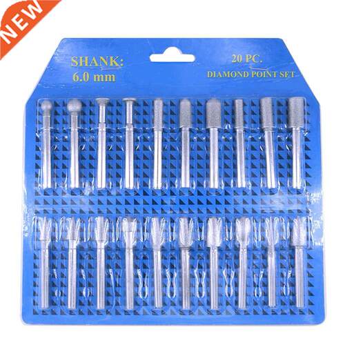 20pcs Emery Grinding Head Rotary Tool Electric Grinding Whee