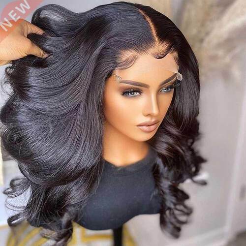 Transparent Body Wave Lace Front Wig 220 Raw Wavy Human Hair