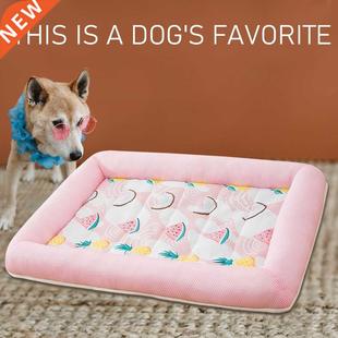 Dog Summer Cooling Mat Bed Breathable Sleeping Mattress Wash