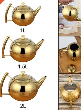 Durable Teapot with Removable Mesh Strainer Cold Water for
