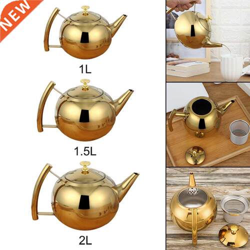 Durable Teapot with Removable Mesh Strainer Cold Water for