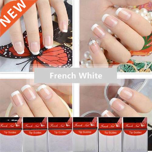 5pcs U Type Style Nail Art  Sticky Tip Nail Sticker Nail