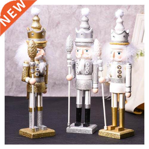 Christmas Gift Creative Nutcracker Puppet Decoration Pow
