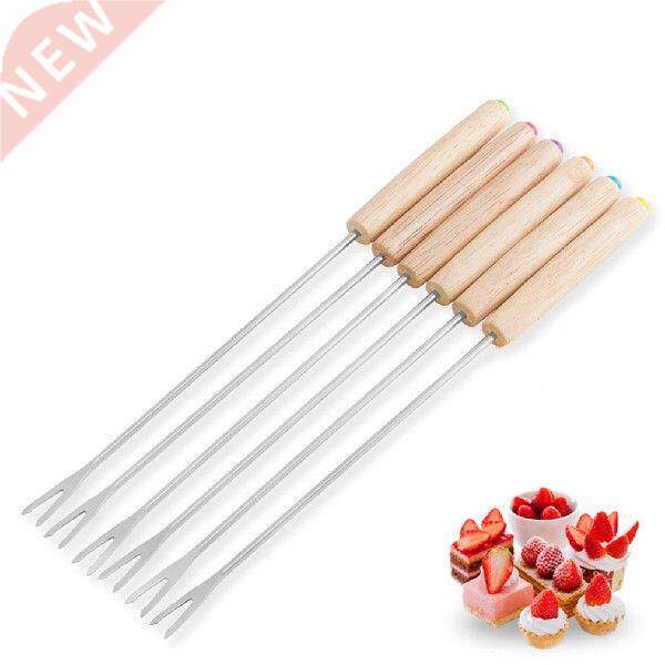 Stainless Steel Chocolate Fork Hot Pot Forks Cheese Fruit