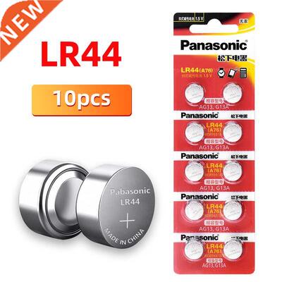 10PCS/lot PANASONIC Original LR44 A76 1.5V Alkaline Batterie