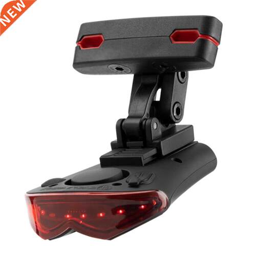 Bike LED Tail Light with Remote Control Vibration Sensor